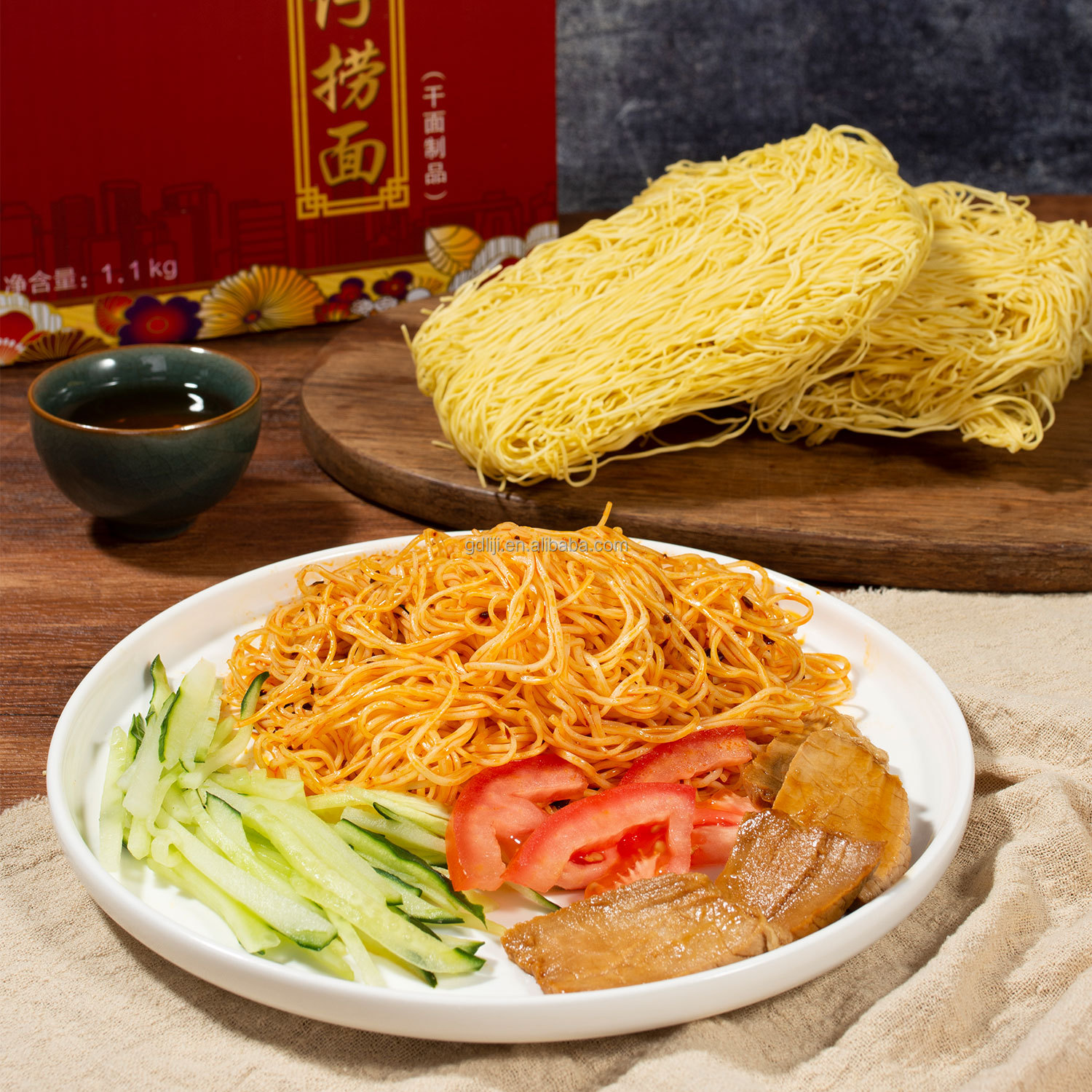 Receita oriental de macarrão ramen