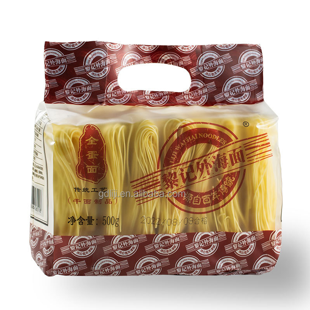 Fideos de trigo fresco