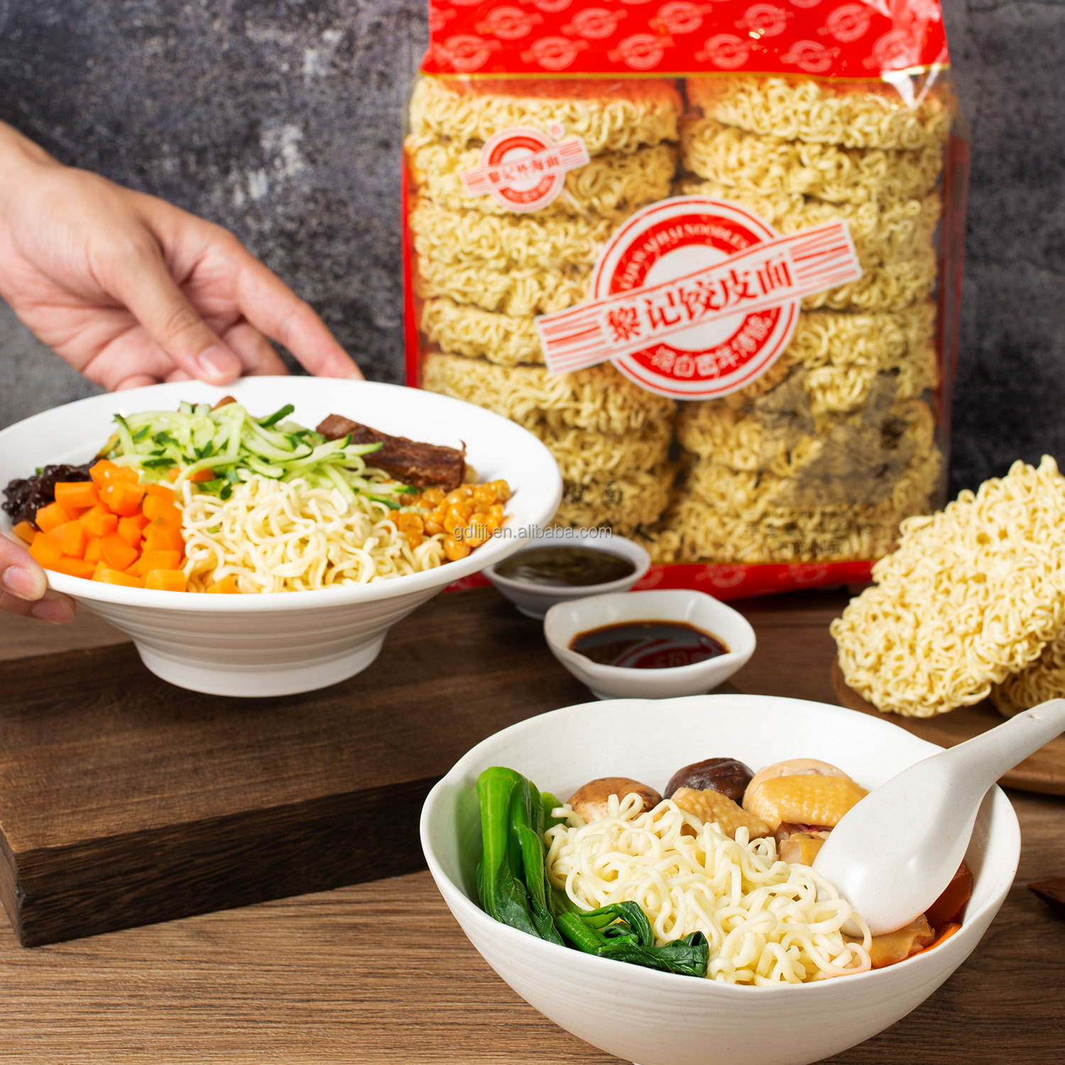 Macarrão de ovo grátis